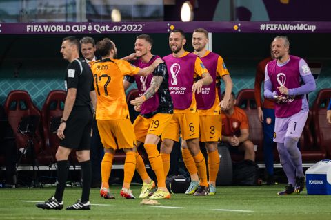 Daley Blind ging na goal eerst langs Wout Weghorst: 'Ik dacht: dan pak ik jou'