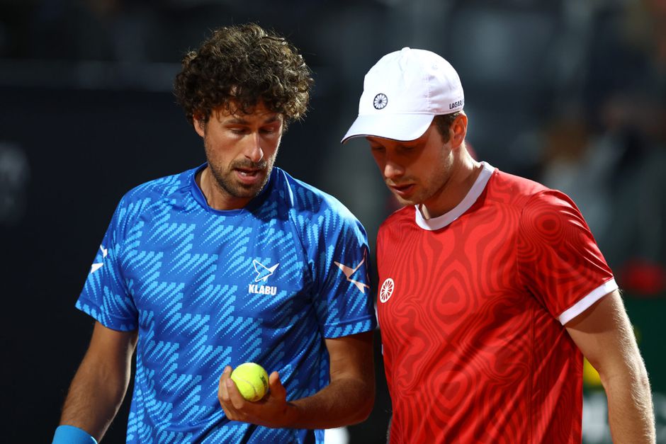 Robin Haase en Botic van de Zandschulp halen dubbelfinale in Rome