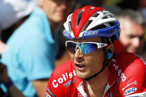Johnny Hoogerland maakte eenmalige comeback in het wielerpeloton