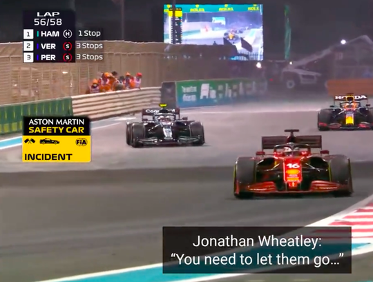 🎥 | Ophef om slot GP Abu Dhabi: wedstrijdleider ging zomaar mee met Red Bull-verzoek