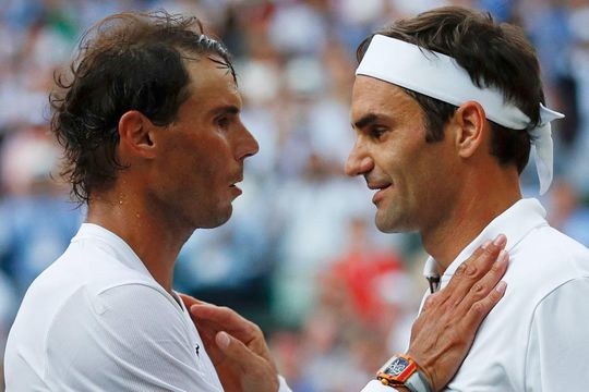 Het ene geitje (Nadal) tegen de ander (Federer): 'Beste Roger, vriend en rivaal...'