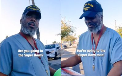 🎥 | Social media-ster stuurt neergeschoten oorlogsveteraan naar Super Bowl