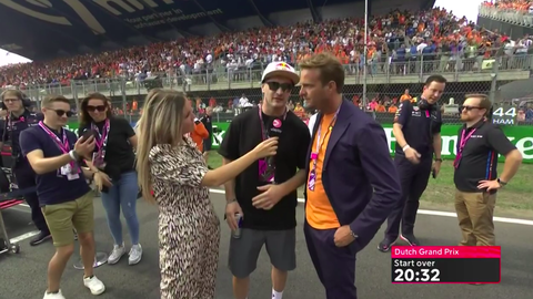 Rico Verhoeven en Jeffrey Herlings wensen Verstappen succes: '1 groot feest hier'