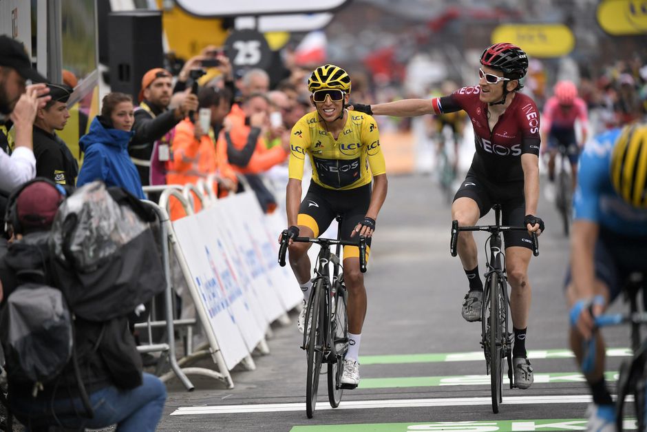 Kruijswijk rijdt zich achter Bernal en Thomas naar Tourpodium, aanval op geel blijft uit