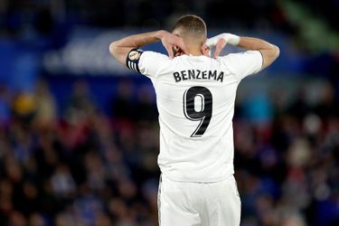 Real kan zonder Benzema-goal niet scoren tegen Getafe (video)