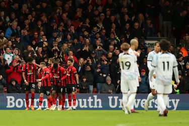 De ene week is de andere niet: Liverpool gaat eraf bij laagvlieger Bournemouth