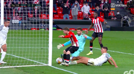 🎥 | Werkelijk alles gaat fout: klunzige eigen goal betekent puntenverlies voor Granada