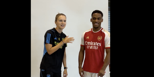 Vivianne Miedema over Jurriën Timber: 'Ik zie liever zijn tweelingbroer, want die speelt voor Feyenoord!'