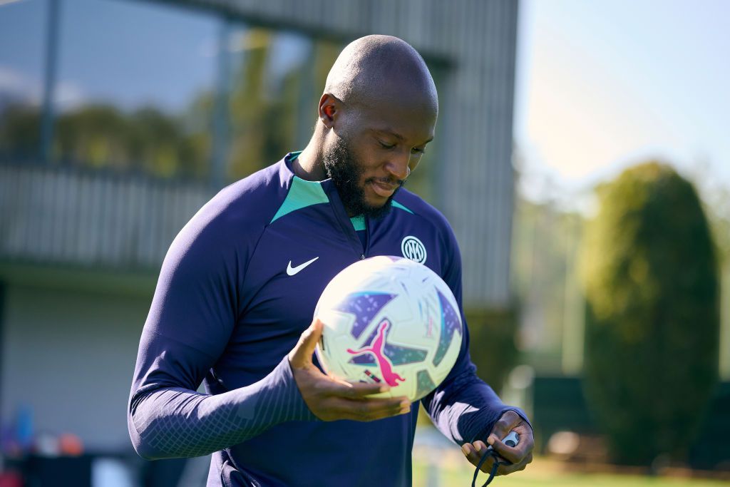 Romelu Lukaku na 2 maanden terug op trainingsveld Inter