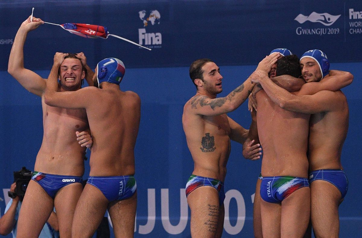 Italiaanse waterpoloërs kronen zich voor de 4e keer tot wereldkampioen