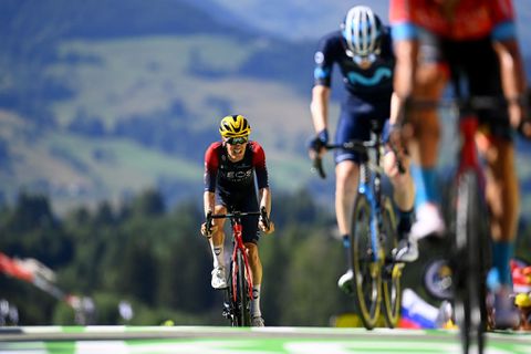 Parijs-Roubaix-winnaar Dylan van Baarle 5e in bergrit Tour de France: 'Komen niet voor 3e plek'