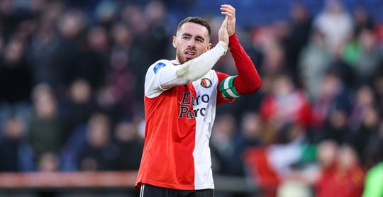 Orkun Kökçü looft spirit Feyenoord: ’Dat geeft aan dat we een hecht team zijn'