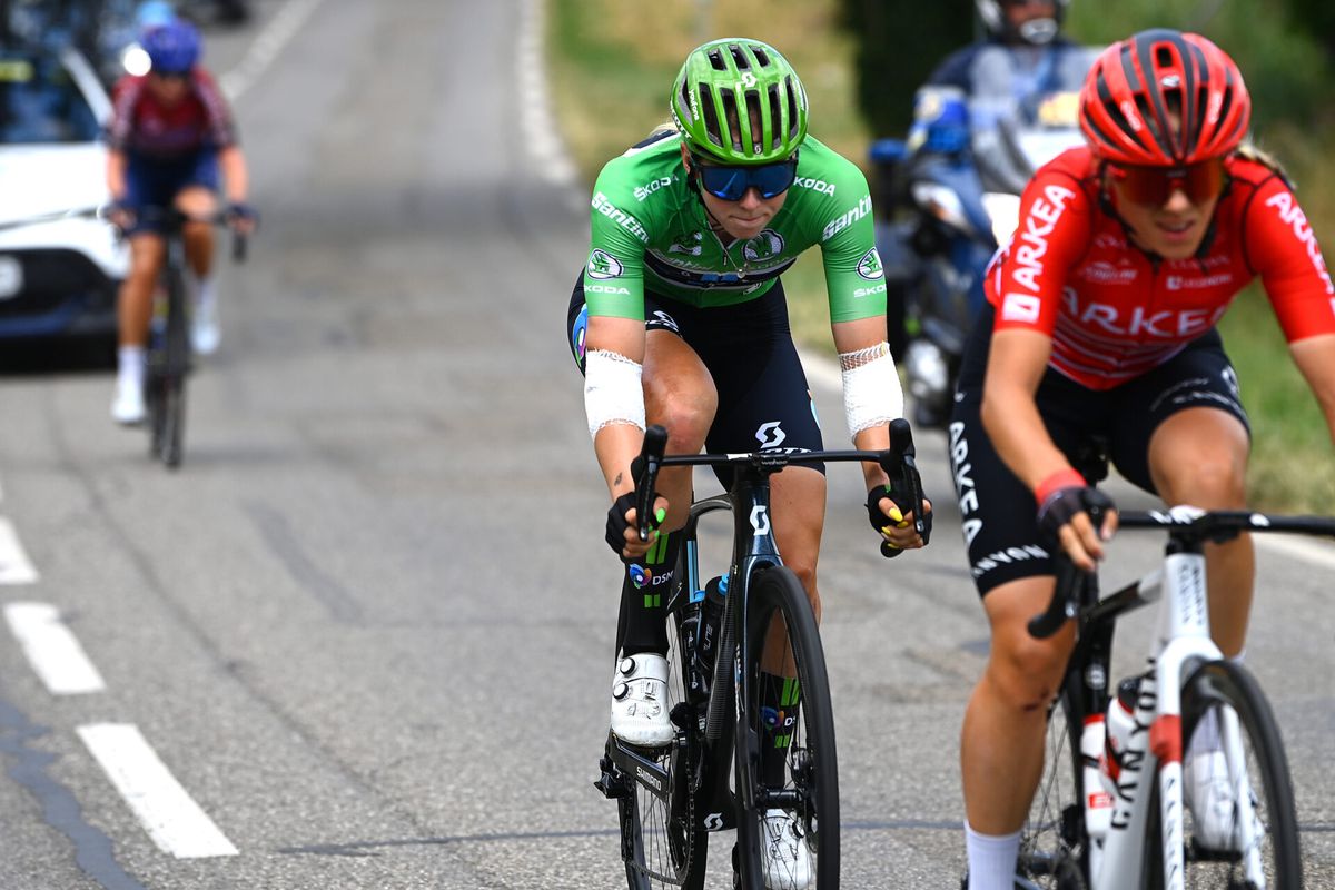 2-voudig etappewinnares Lorena Wiebes stapt af in de Tour de France