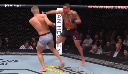 'Flying Superman' K.O. absoluut hoogtepunt tijdens UFC Nashville (video)