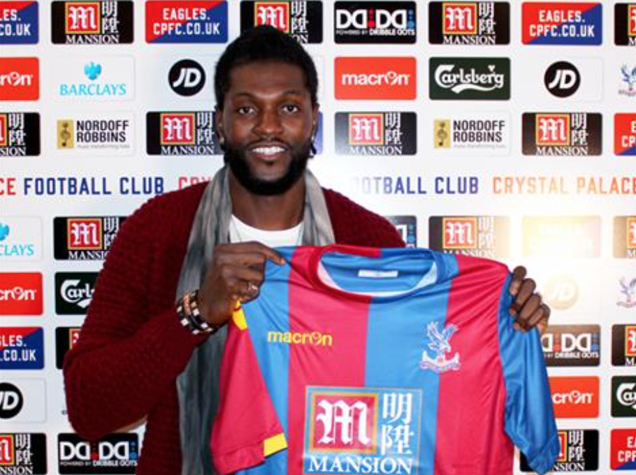 Crystal Palace versterkt zich met Adebayor