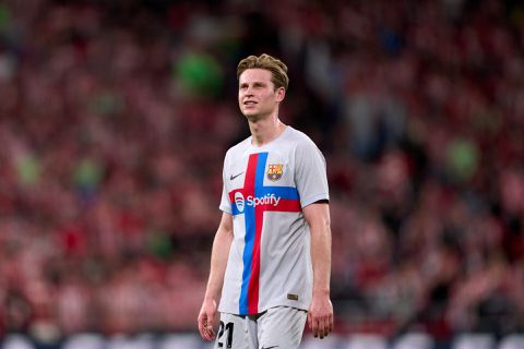 Xavi roemt De Jong na gestolen zege in Bilbao: 'Frenkie is de beste middenvelder ter wereld'