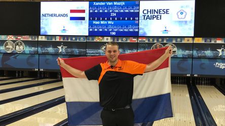 Van Mazijk kegelt naar wereldtitel bowlen in Las Vegas