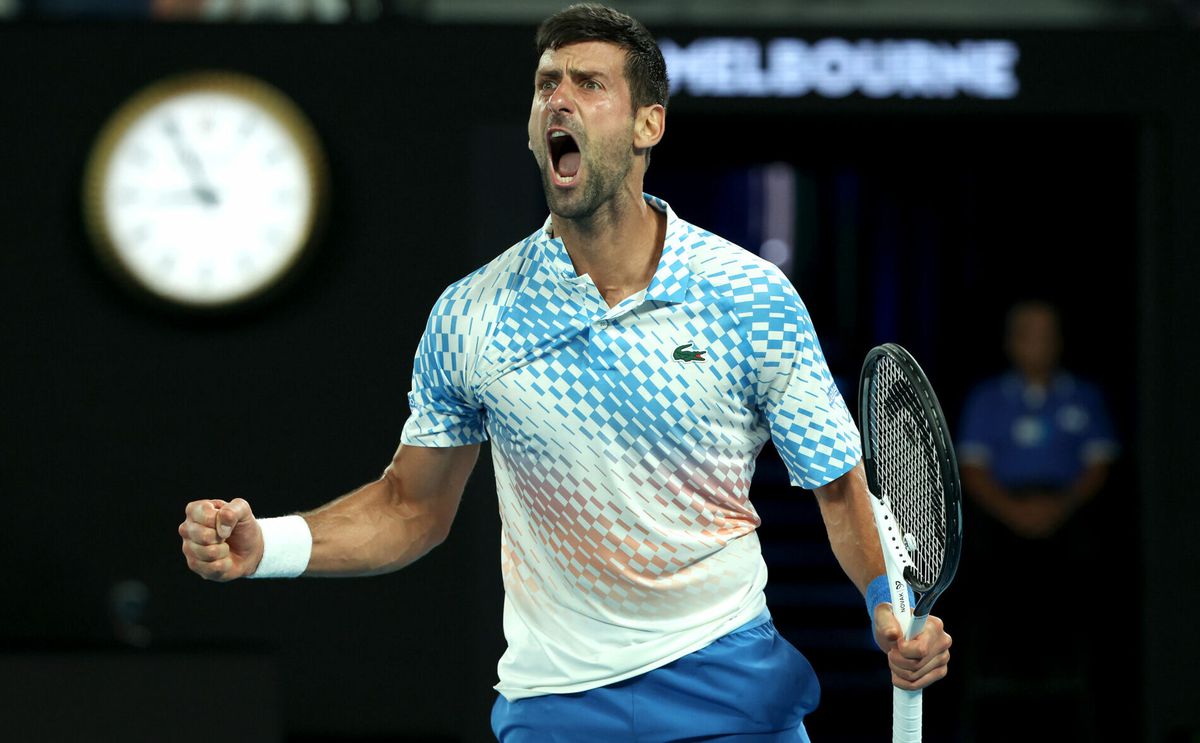 😤 🎥  | Novak Djokovic schreeuwt het uit tijdens masterclass tegen Rublev