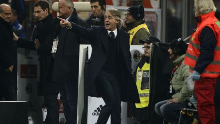 Mancini geschorst na misdragingen tegen Milan