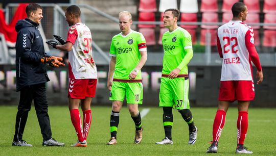 Alle clubs scoren behalve Ajax, pas tweede keer in historie