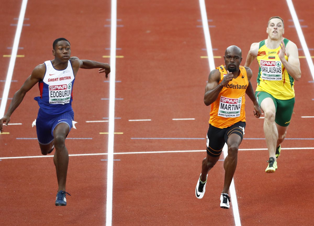 Churandy Martina pakt goud op 100 meter op EK