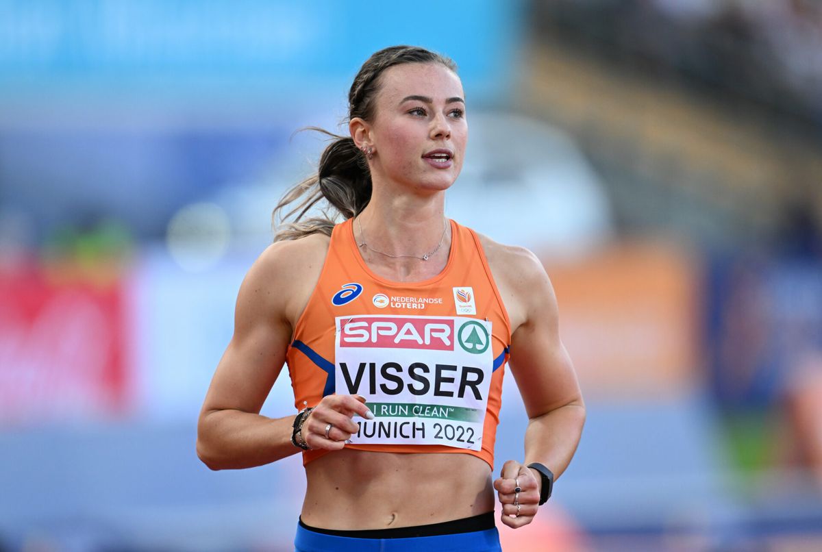 Nee! Nadine Visser op 100 meter horden 0.01 seconde verwijderd van bronzen EK-medaille