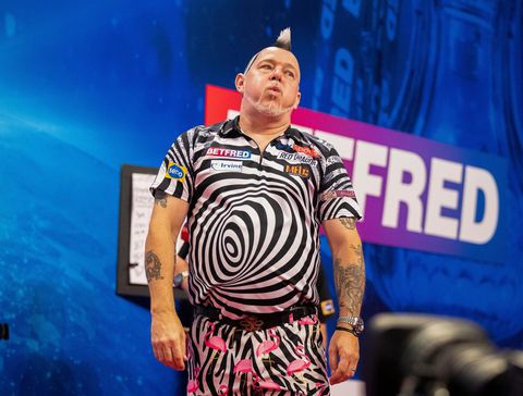 Peter Wright pakte op World Matchplay dít record af van Roland Scholten