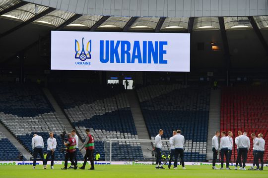 Aan motivatie geen gebrek bij Oekraïne: 'Spelen WK-playoffs voor hen die ons land verdedigen'