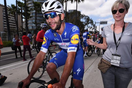 Rappe man Gaviria weer de snelste in massasprint Ronde van Californië