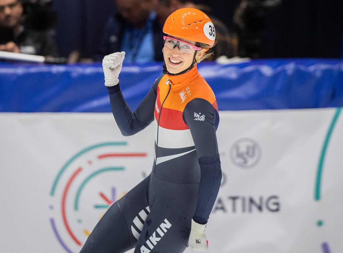 🥇 | Suzanne Schulting pakt goud op 1500 meter in wereldbeker shorttrack Almaty