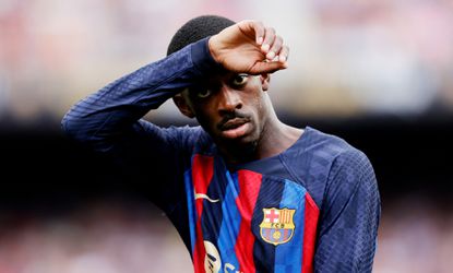 Vrijdagavond werd Ousmane Dembélé vader, zaterdagmiddag speelde hij voor Barcelona