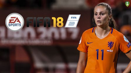 Lieke Martens in top-10 beste speelsters op FIFA 18