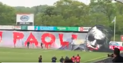 Hele dikke sfeeractie van De Graafschap-fans voor play-offduel met Telstar (video)