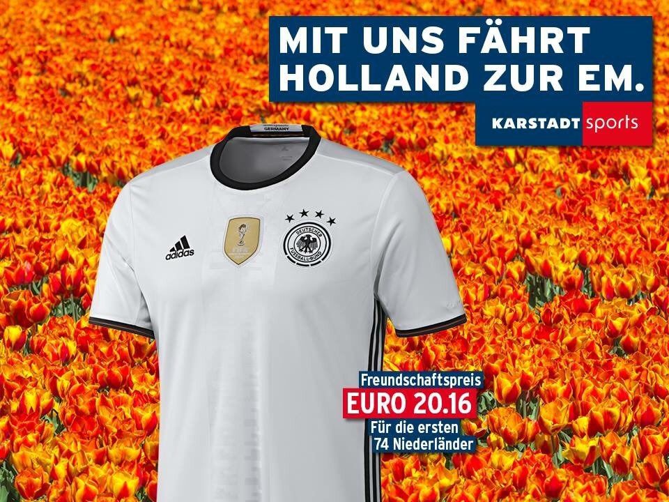 Duitsland gooit zout in wonden Nederland: 'Speciaal EK-shirt'