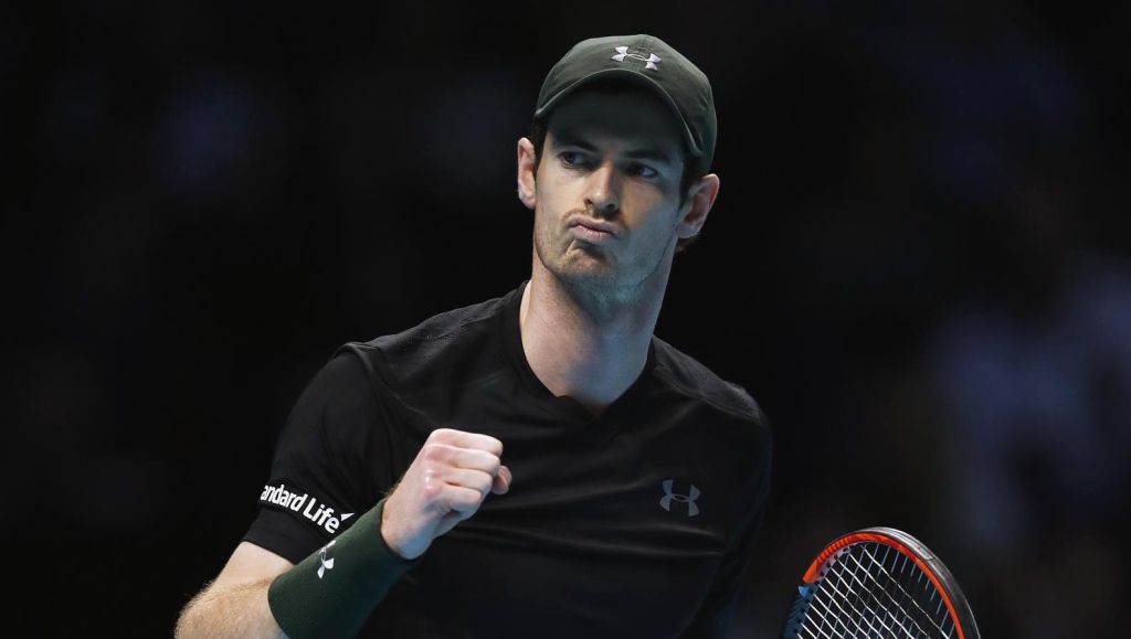 Andy Murray met overmacht naar laatste 4 bij ATP Finals