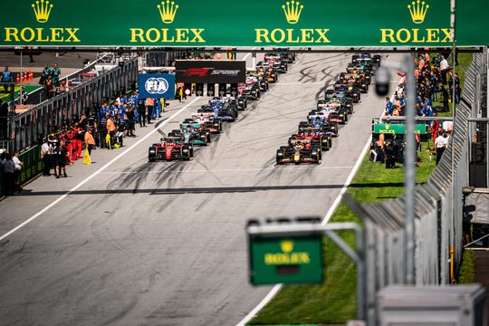 Dit is de nieuwe startopstelling van de GP van Frankrijk na gridstraffen