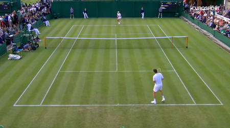 Wimbledon-debutant Tim van Rijthoven in straight sets langs Federico Delbonis