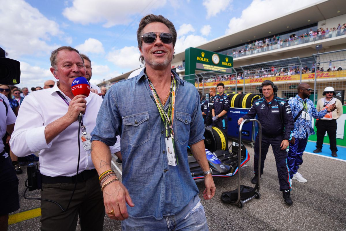 Jaloersss! Brad Pitt mag tijdens F1-weekend rondracen op Silverstone
