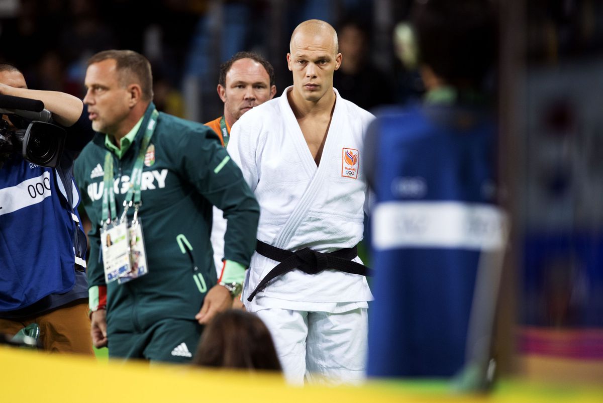 Pechvogel Henk Grol waagt weer een poging op de judomat