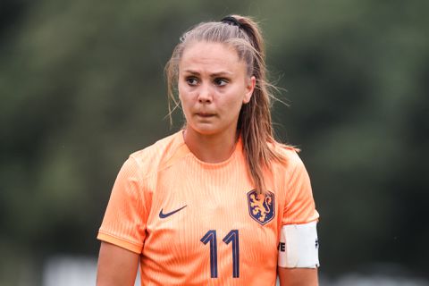 Dit is de opstelling van de Oranje Leeuwinnen tegen België