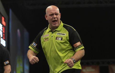 Van Gerwen legt uit waarom Anderson geïrriteerd was: 'Ik zei 'schele' tegen mezelf'