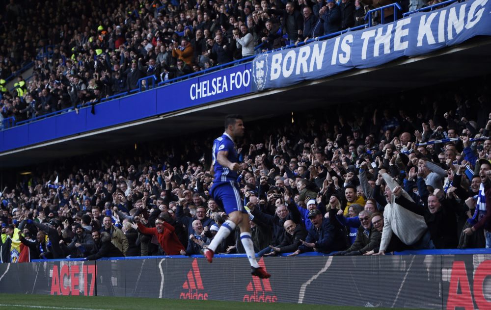 Chelsea wint nipt van West Bromwich door laat doelpunt Costa
