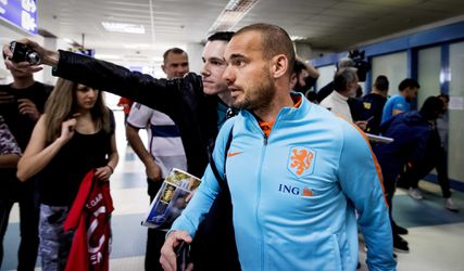 Sneijder even op en neer naar Gala voor duel met Ivoorkust