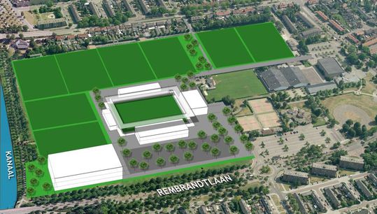 Nieuw stadion voor Helmond Sport