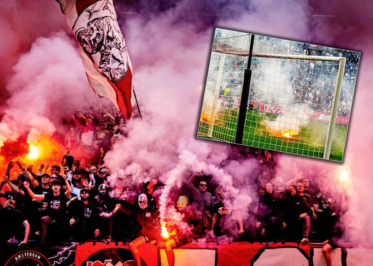 Buitenlandse media spreken schande van rellen na Ajax-Feyenoord: 'Ajax-boeven gooien stadion kapot'
