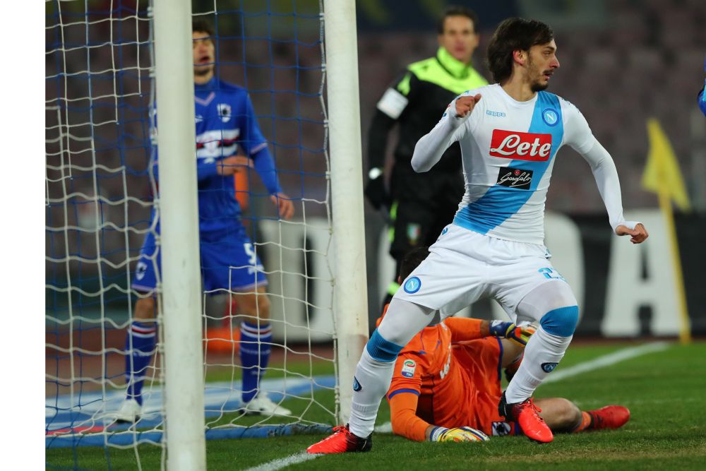 Napoli wint in slotfase van Sampdoria