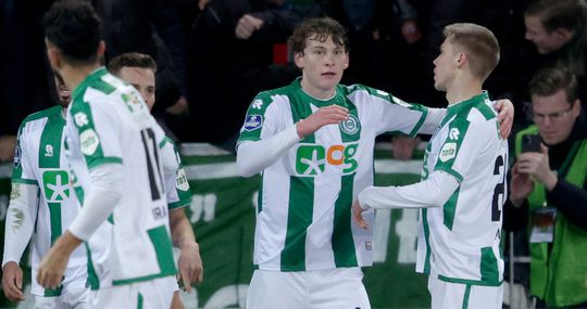 Applaus in de Euroborg: energiek Groningen pakt verdiend punt tegen FC Twente