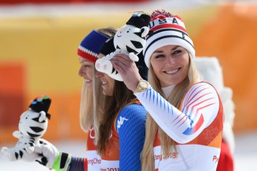 Lindsey Vonn niet teleurgesteld in afdaling: 'Dit brons voelt als goud'