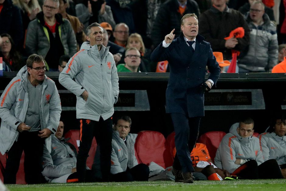 Koeman over vergelijking Duitsland met Nederland: 'Ik denk dat ik nu wat beter zit'