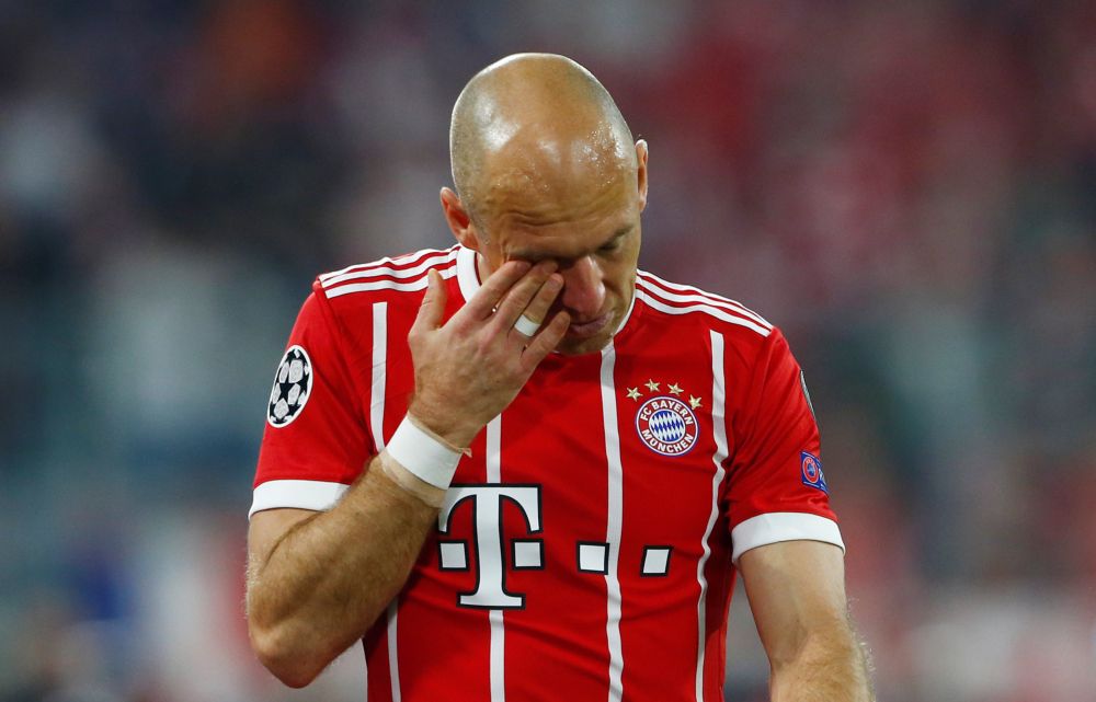 Robben mist waarschijnlijk ook laatste competitiewedstrijd door wéér een blessure